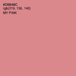 #DB888C - My Pink Color Image